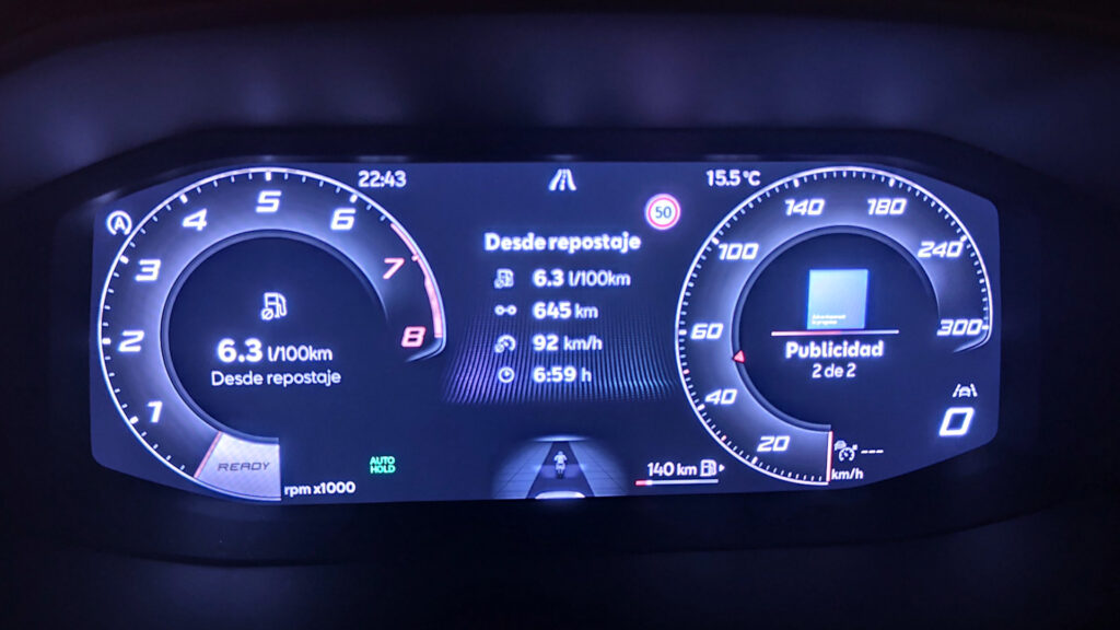 Ordenador de a bordo del CUPRA León